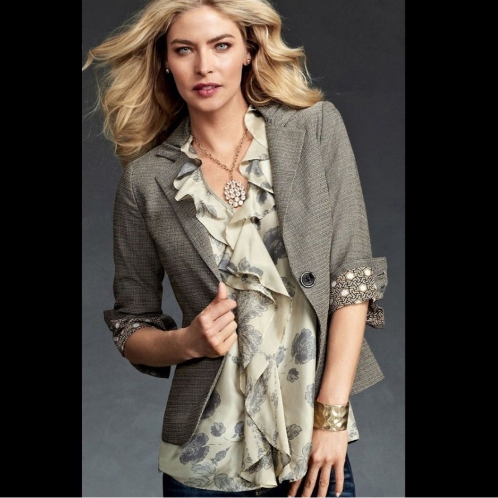 CAbi Tranquil Silk Top | Button Down Blouse Style Number 149